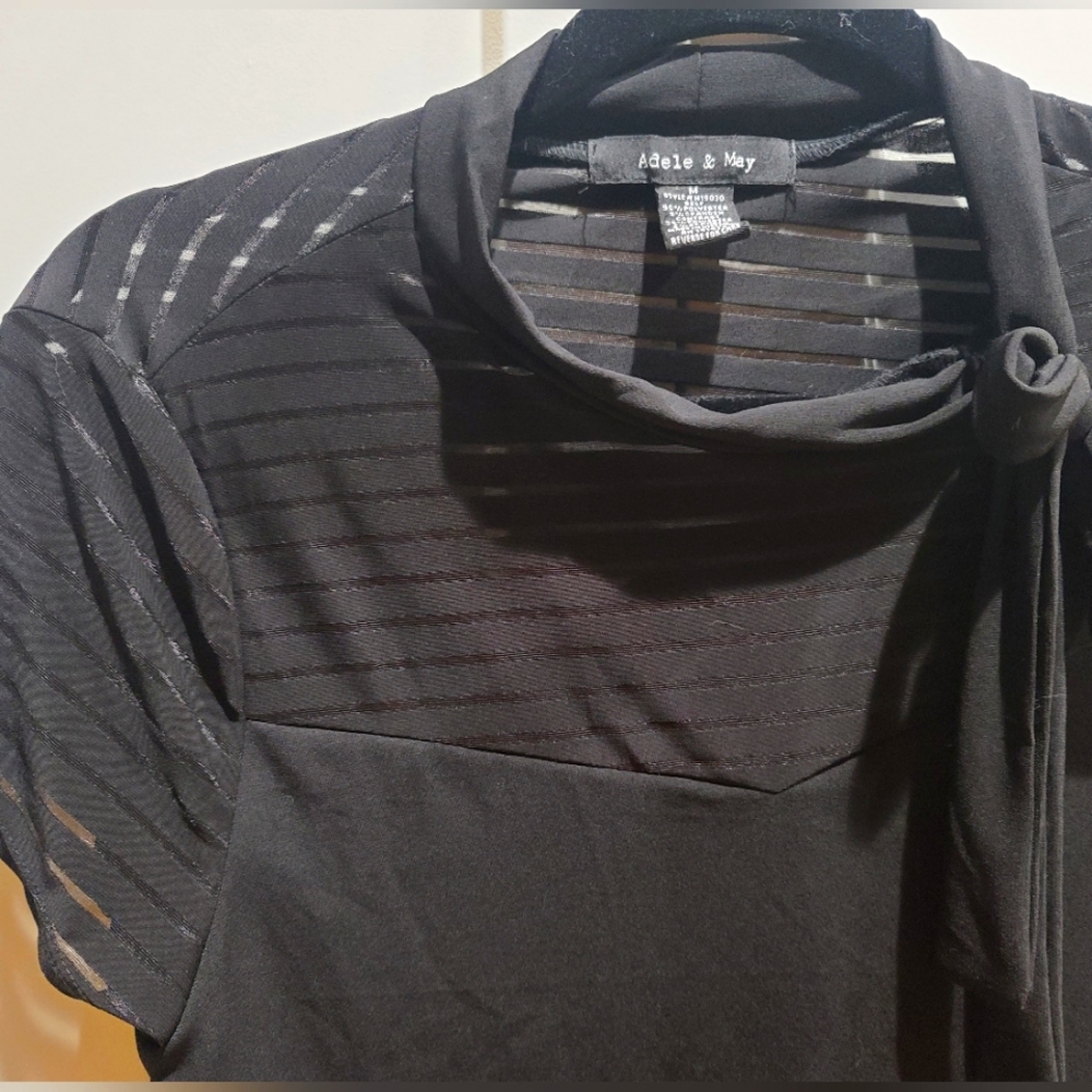 Blouse, black,